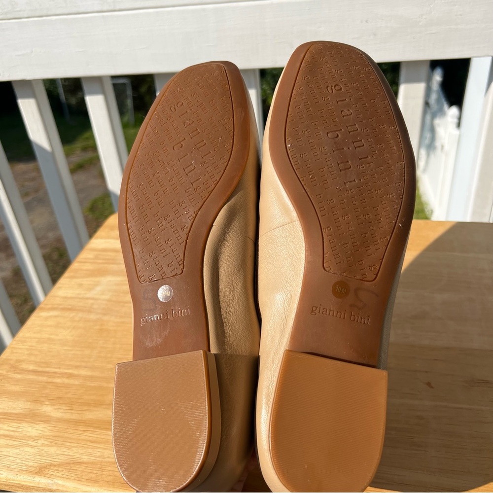 𝅺Gianni Bini Biehler Leather Made in Brazil Flats Size 10 - Picture 8 of 8
